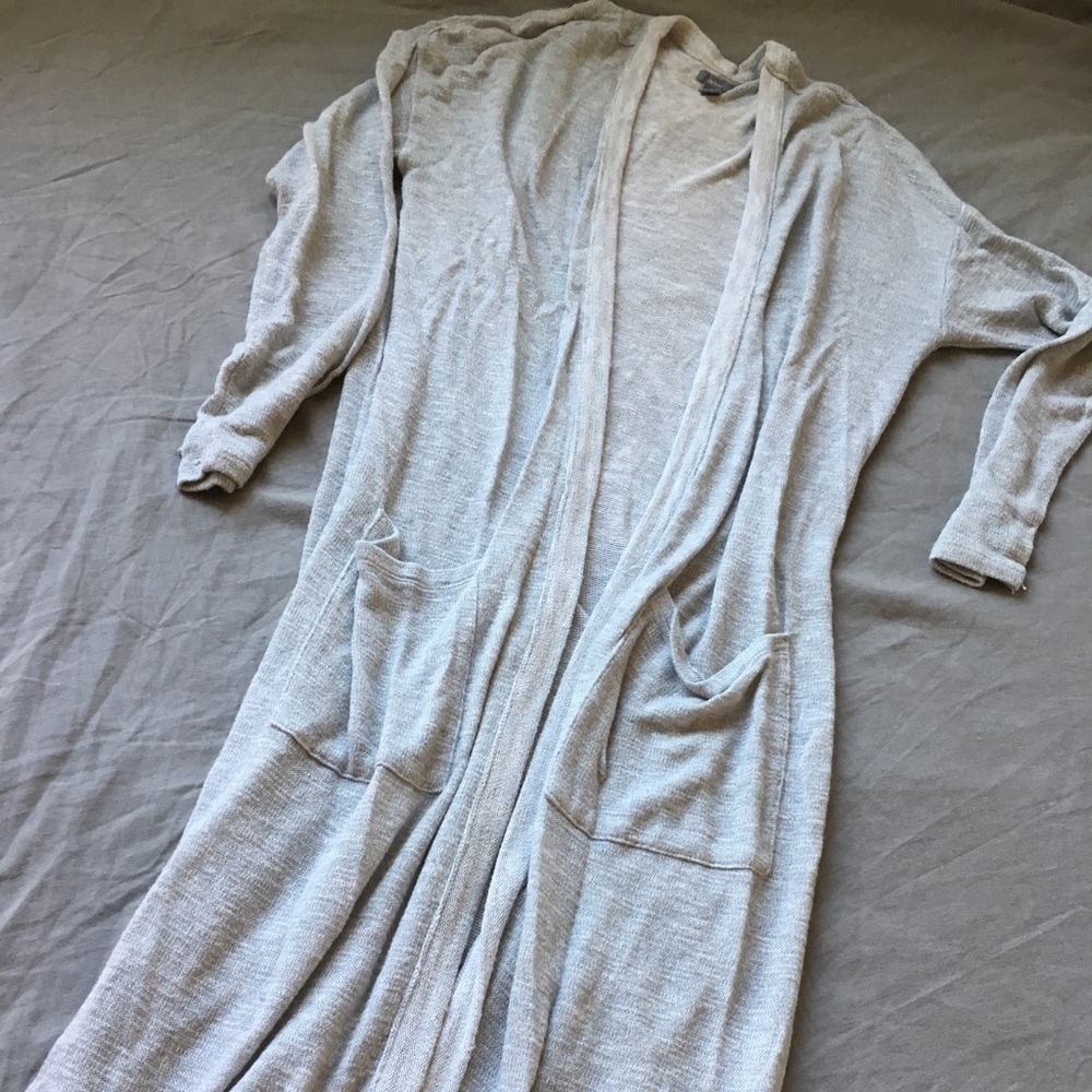 Aerie duster cardigan m